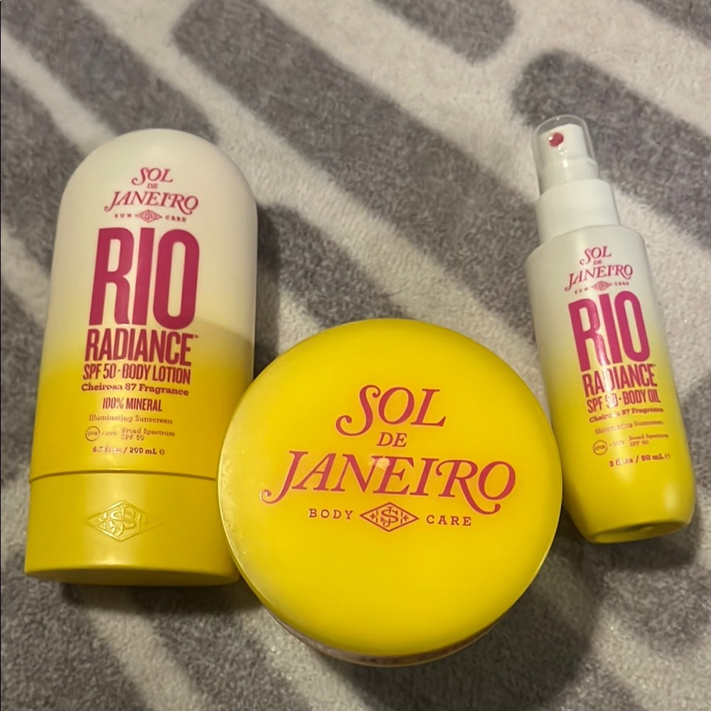 Sol de Janeiro Rio Radiance Suncare Trio - Yellow and White